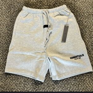 Essentials Light Gray Athletic Men's Shorts